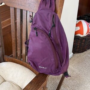 Eddie Bauer Plum Sling Backpack